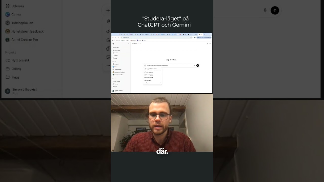 Studera-läget på ChatGPT och Gemini