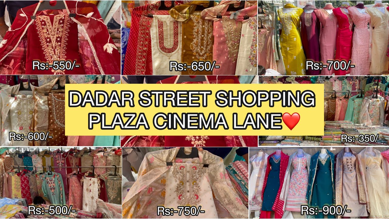 Dadar Street Shopping😍 Plaza Cinema Lane Kurta Set Collection😍#streetshopping @prianca_solanki