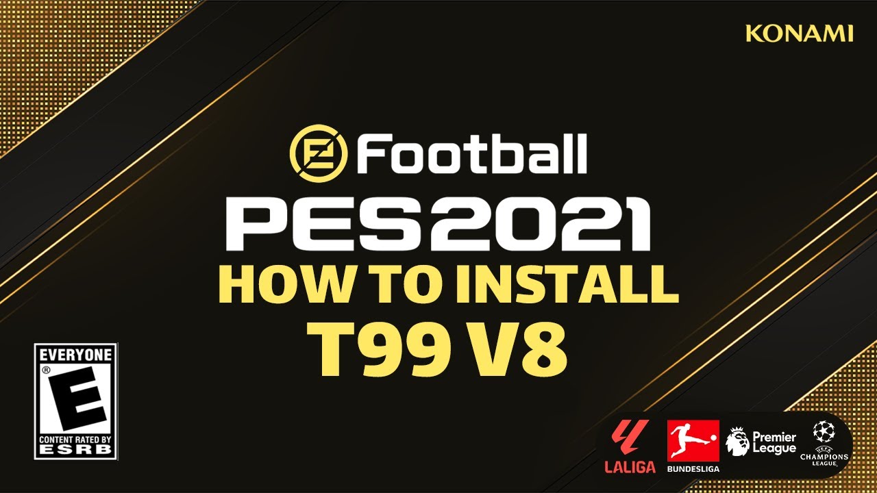 КАК УСТАНОВИТЬ PES 2021 T99 PATCH V8 - OPTION FILE SEASON 2026