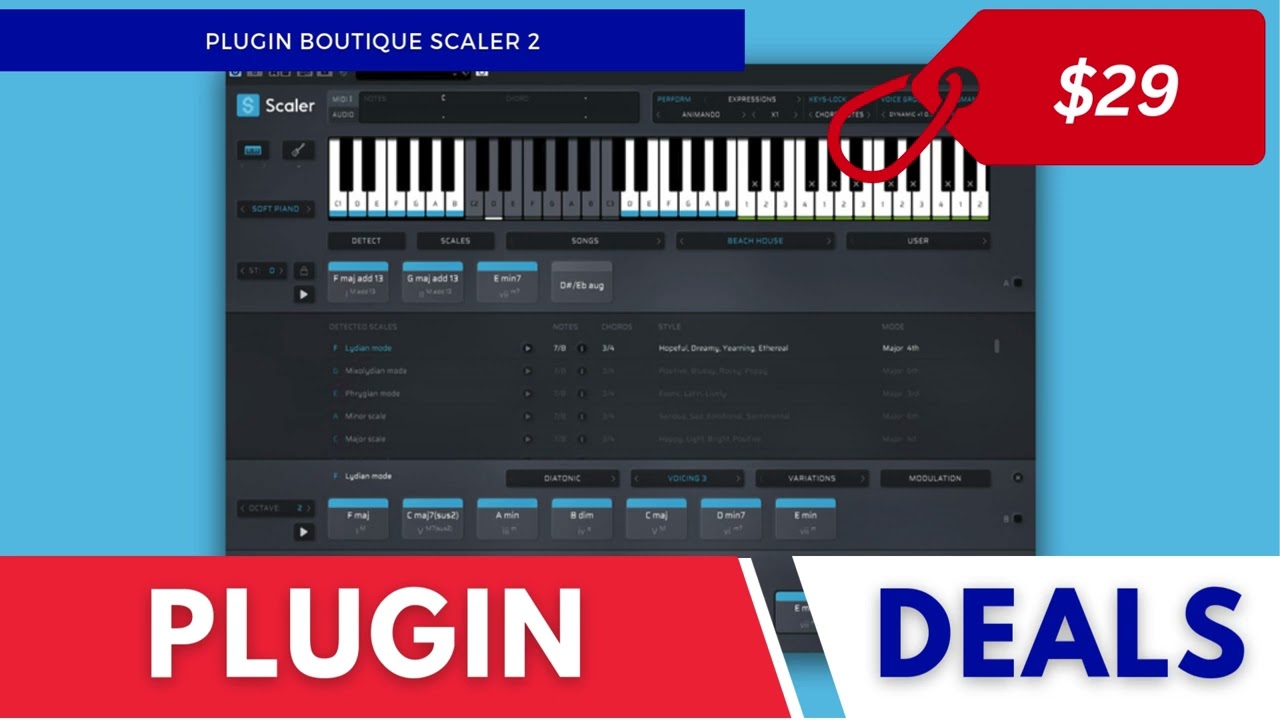 Plugin Boutique Scaler 2 - 50% Off - Only $29