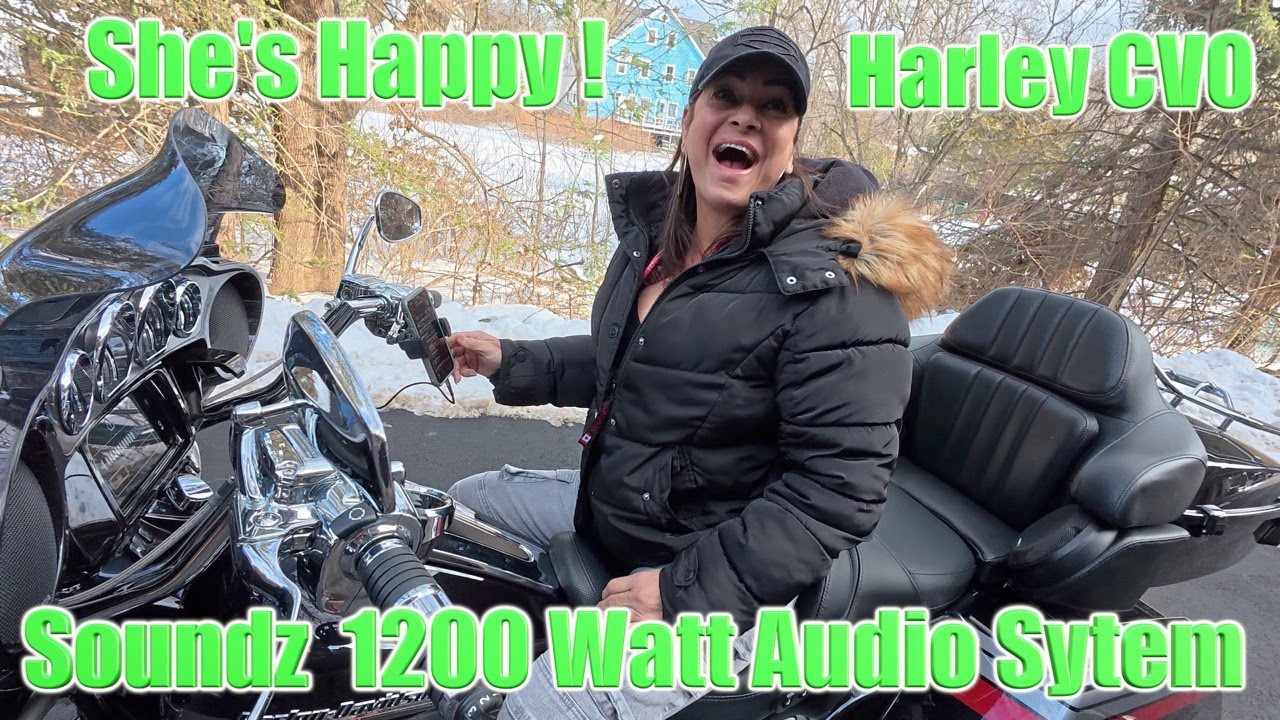 New 1200 Watt 6 Speaker Soundz Audio System Harley Davidson CVO - SO LOUD !!