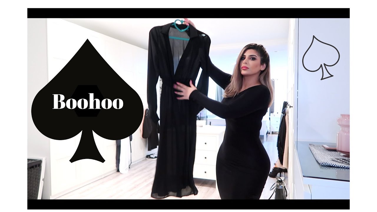 BOOHOO try-on fashion haul //  مشترياتي من بوهو