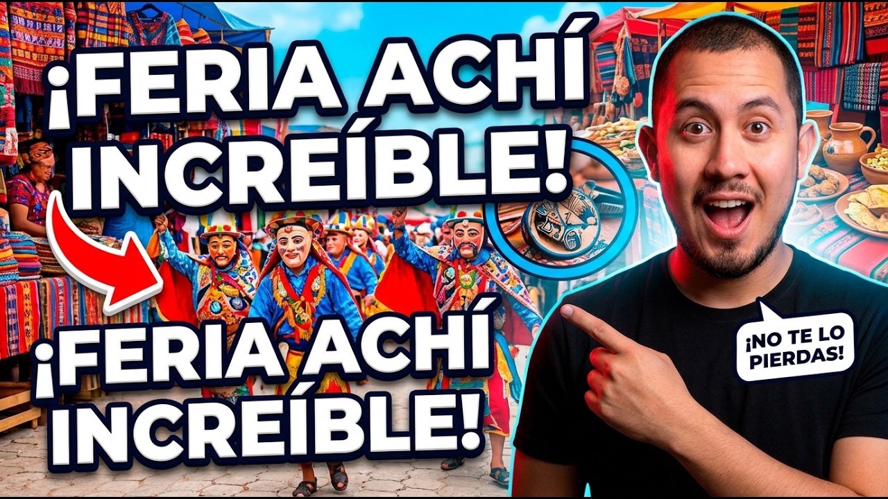 ASÍ SE VIVE la FERIA de la CULTURA ACHÍ en Rabinal