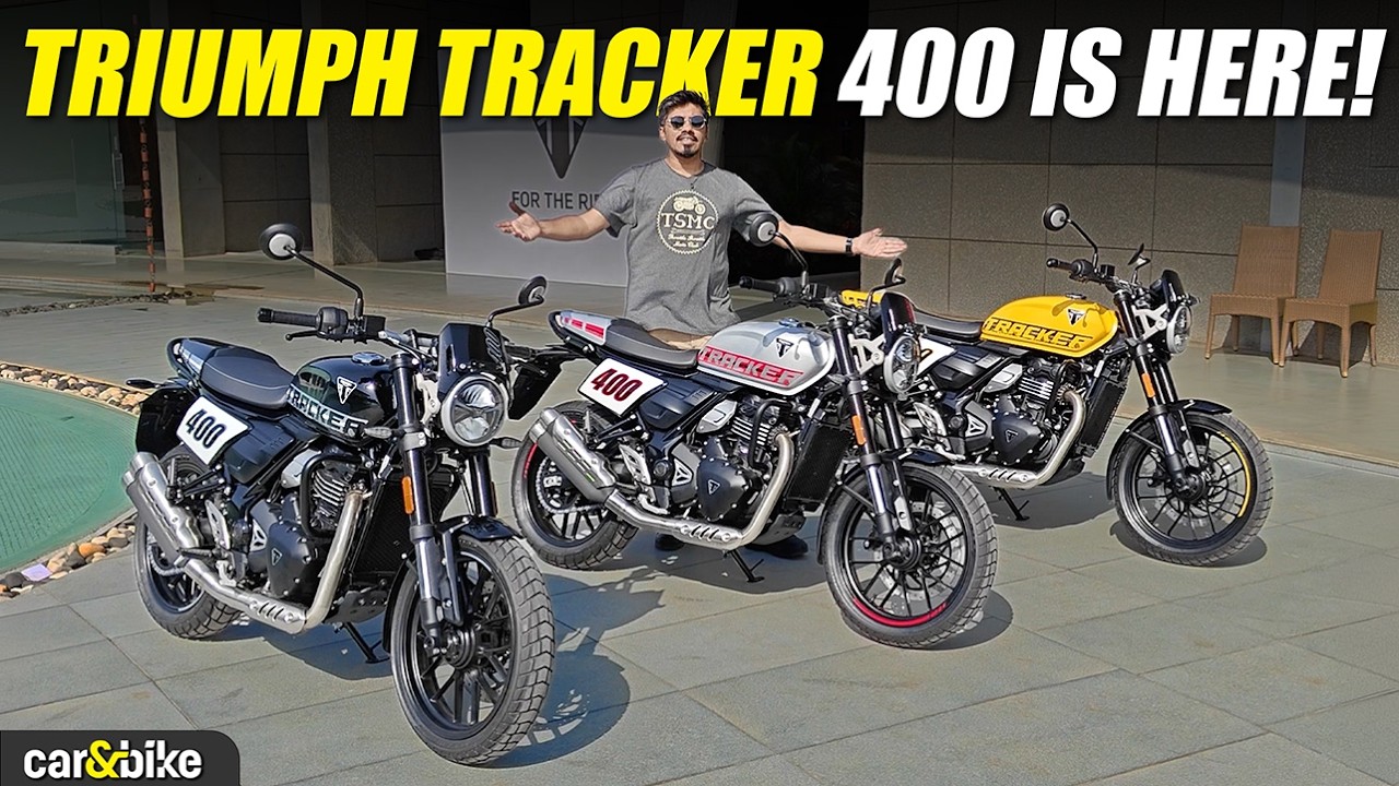 Triumph Tracker 400 First Look | Triumph&rsquo;s Newest Bike in India
