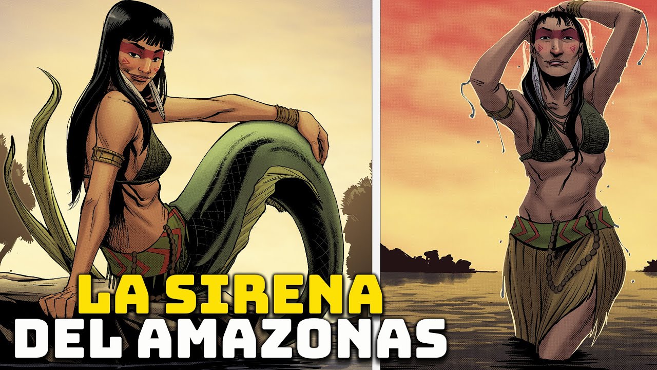 La Sirena del Folclore Amazónico - Iara - Mitología Brasileña
