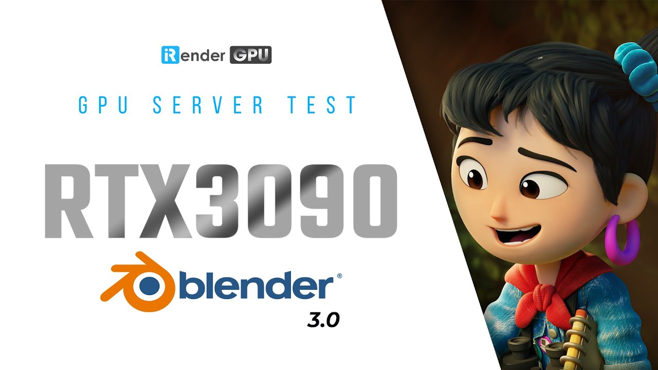 Powerful GPU Render Farm for Blender 3.0 | Render with 1 x RTX 3090 | iRender Cloud Rendering