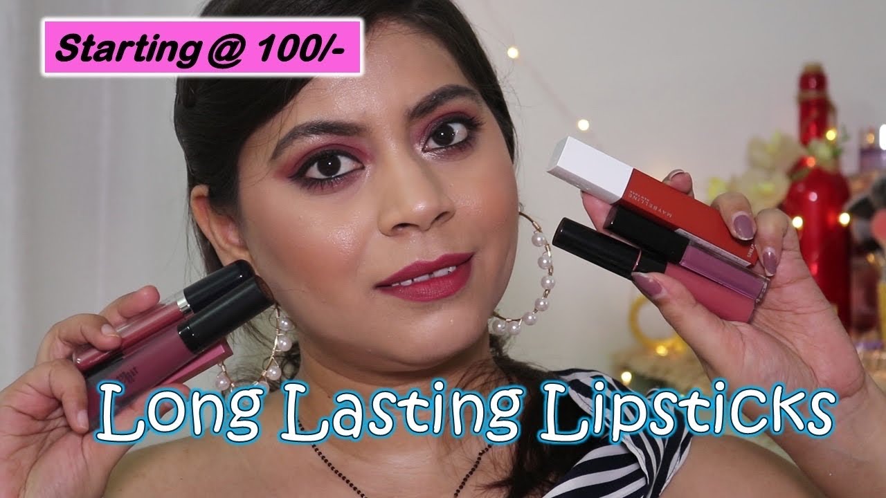 My Favourite Long Lasting Lipsticks | Starting from 100/- | Dikshita Agarwal
