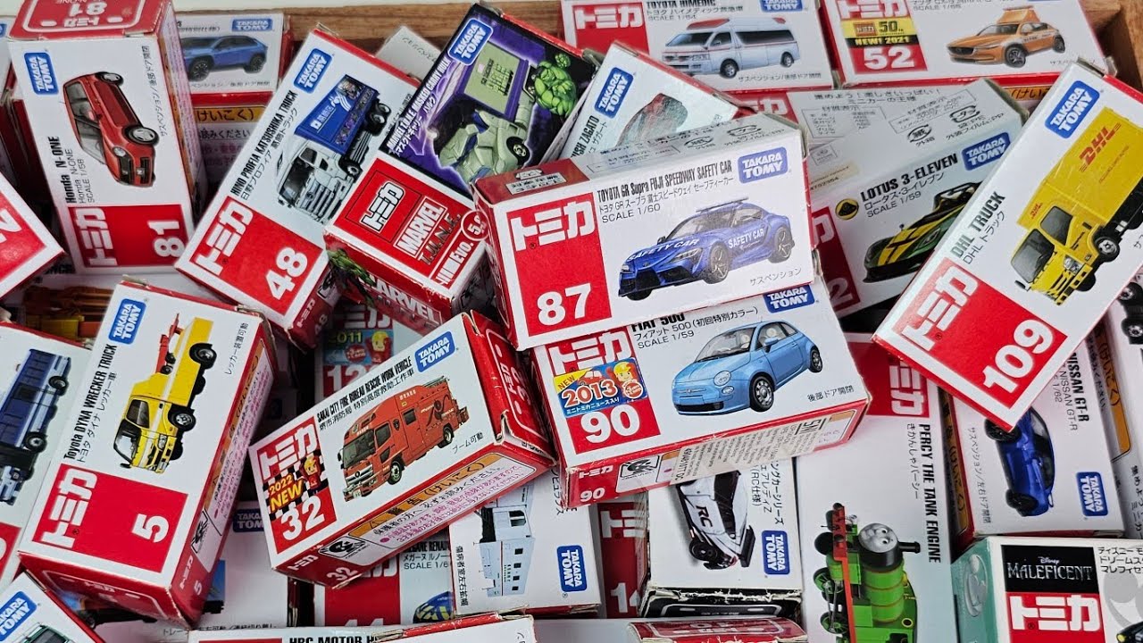 ASMR トミカ | トミカのベストコレクションを動画 でまとめました - Tomica Long Vehicle, Fire truck Department