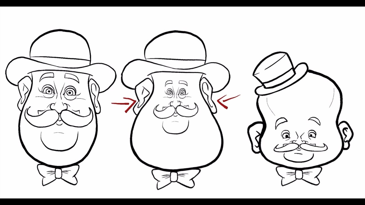 Caricature Round Circle Shapes