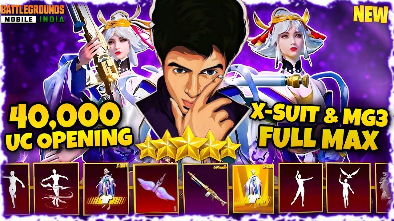 xsuit & mg3 full max #bgmi #bgmilive #madanop #madan #bts