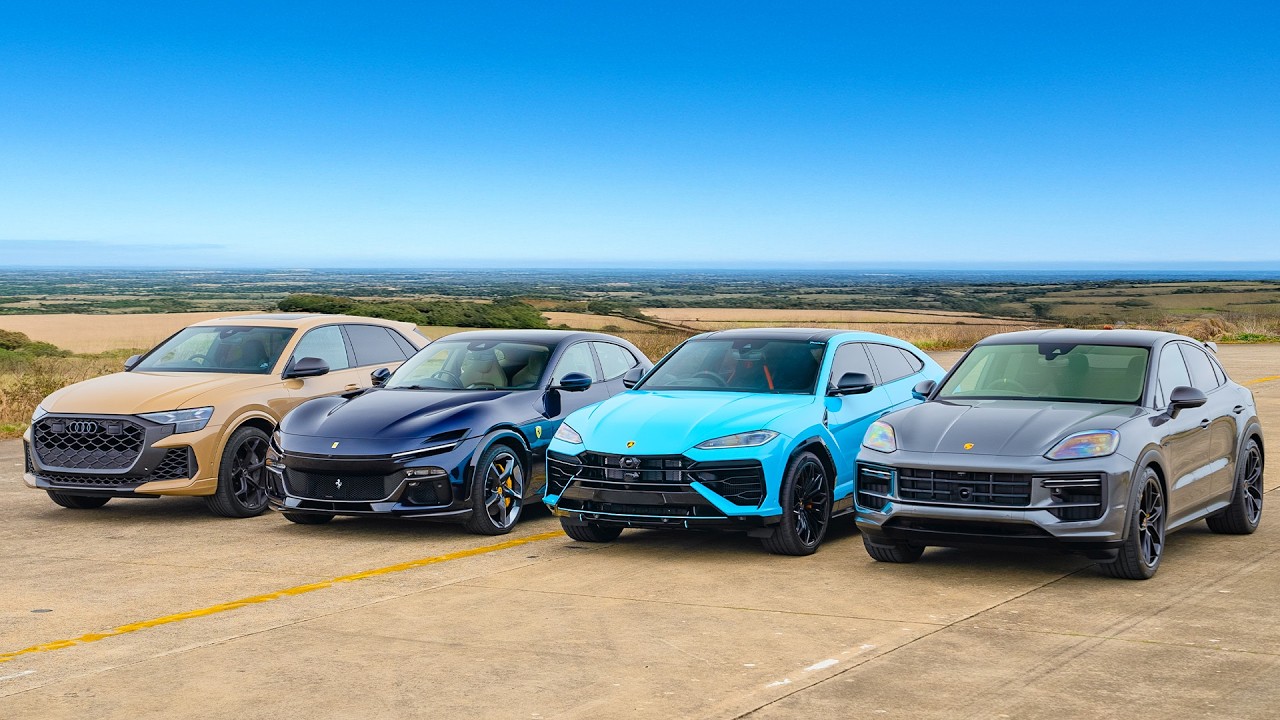 Nowy Urus SE v Purosangue v Cayenne Turbo v RSQ8 Perf: WYŚCIG