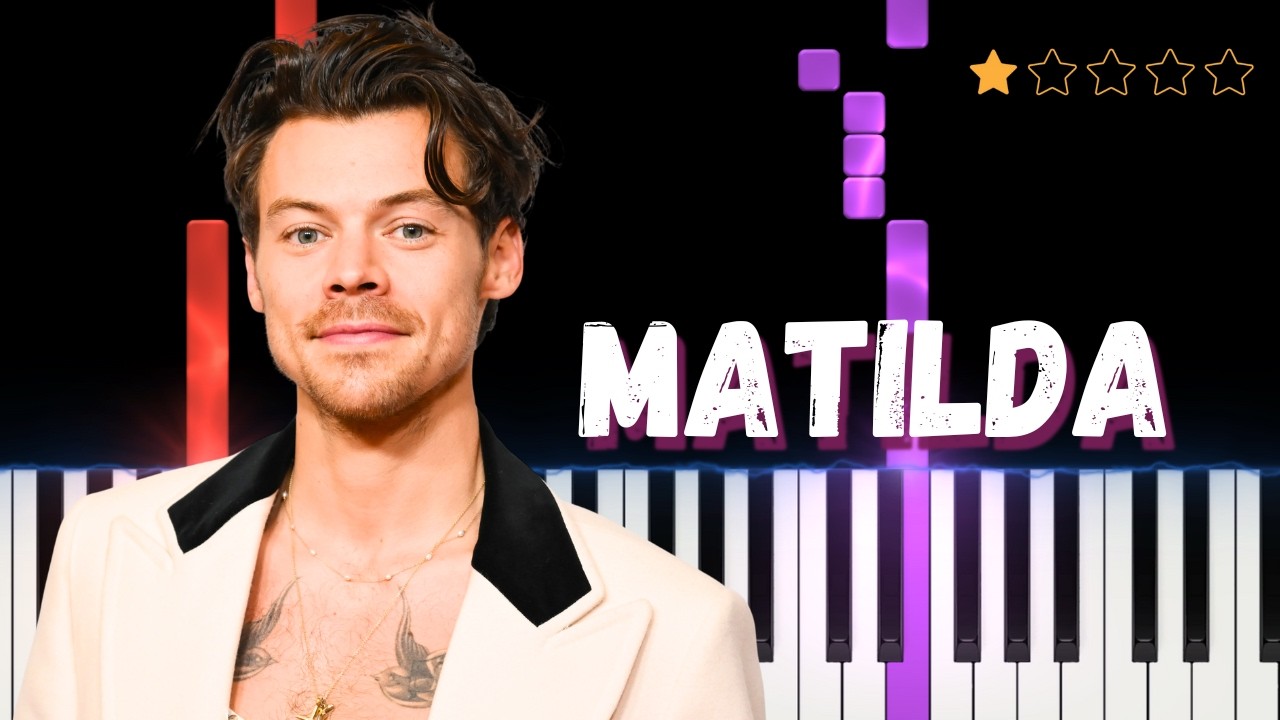 Harry Styles - Matilda︱Easy Piano Tutorial