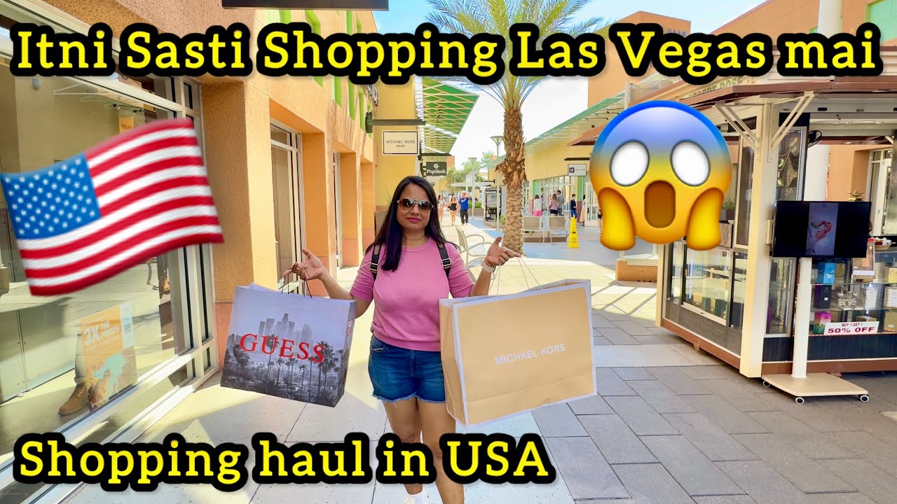 🇺🇸🛍️Almost half price mai branded shopping || Las Vegas Premium Outlet @MamtaBishtMukherjee #travel 
