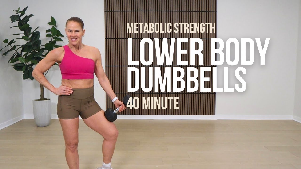 40 Minute Lower Body Metabolic Strength Workout | Sculpt Quads, Glutes & Hamstrings