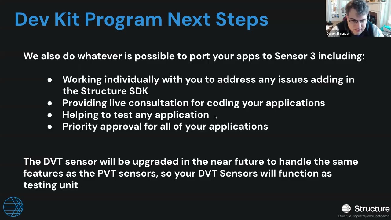 Structure Webinar: Firmware & Hardware updates