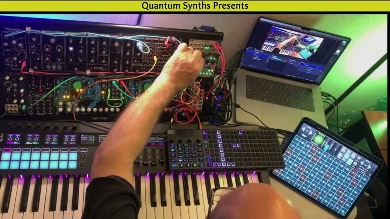 Quantum Synths Live Stream  27-Performance Only w/Omnisphere, Behringer Model 15, Multigrain & More