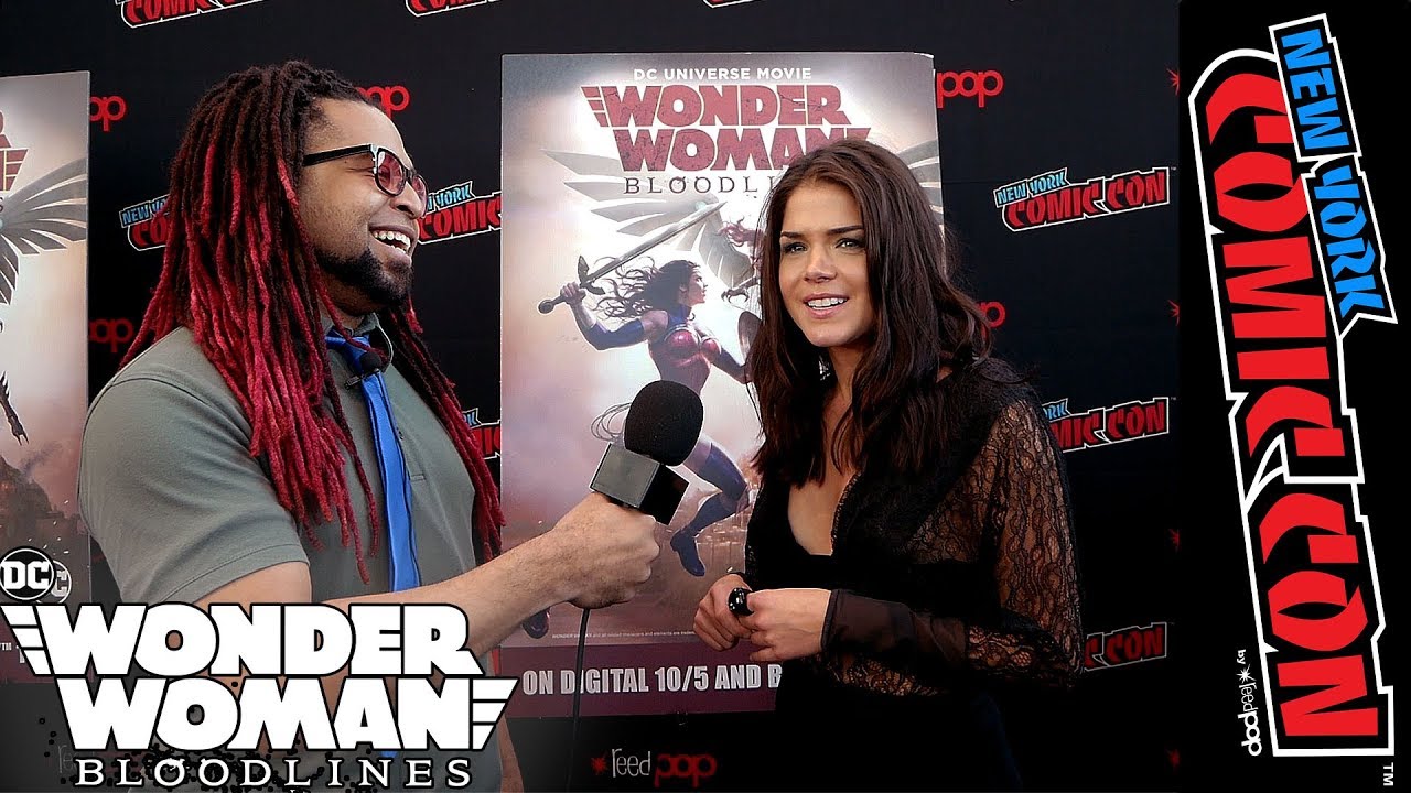 Wonder Woman Bloodlines : Interview w/ Marie Avgeropoulos (voice of Silver Swan)