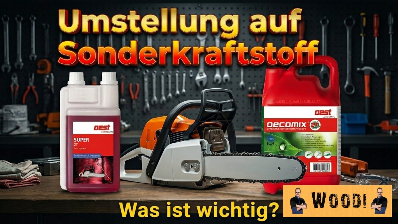 Motorsäge umstellen auf Sonderkraftstoff: Vorteile, Nachteile & Anleitung!