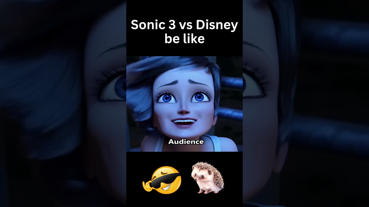 Sonic 3 vs Disney be like