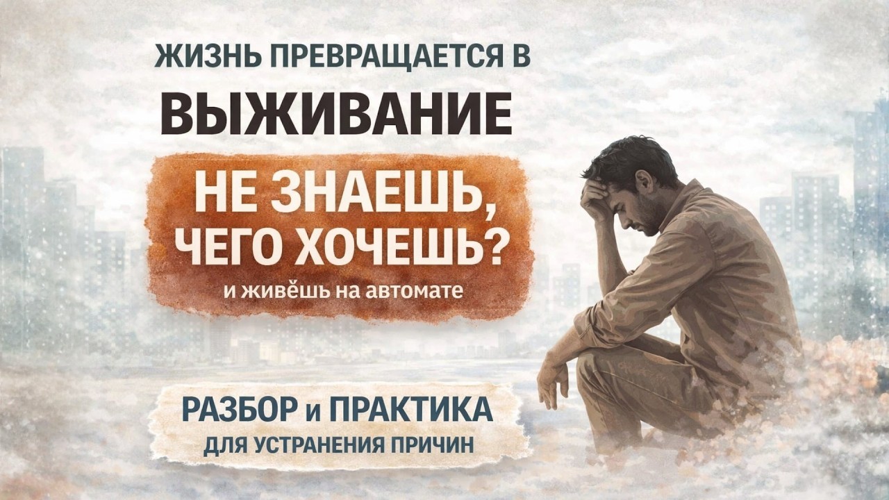 Почему ты застрял и не знаешь, чего хочешь.