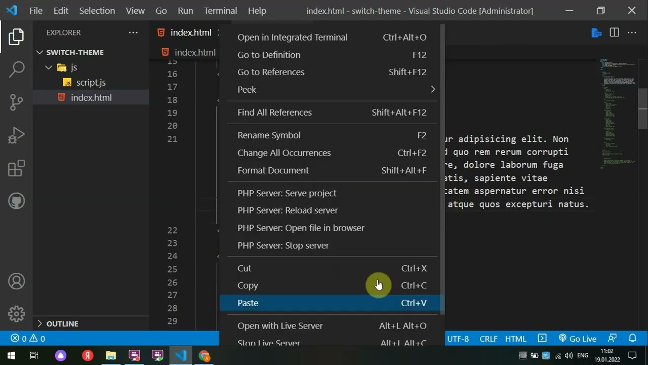 Урок-15.JS.  Dark-mode-js. День-Ночь.