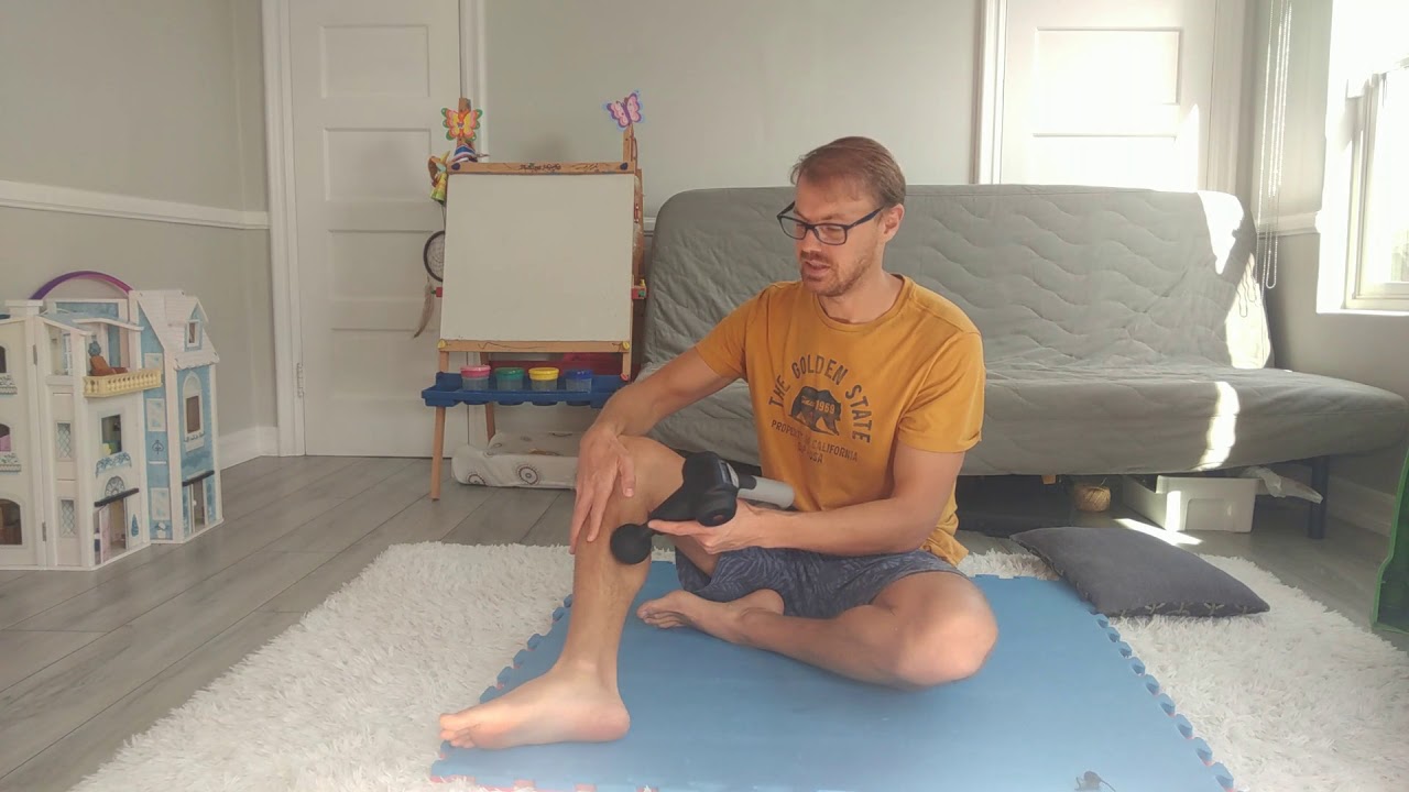 How to use massage gun to relieve foot pain