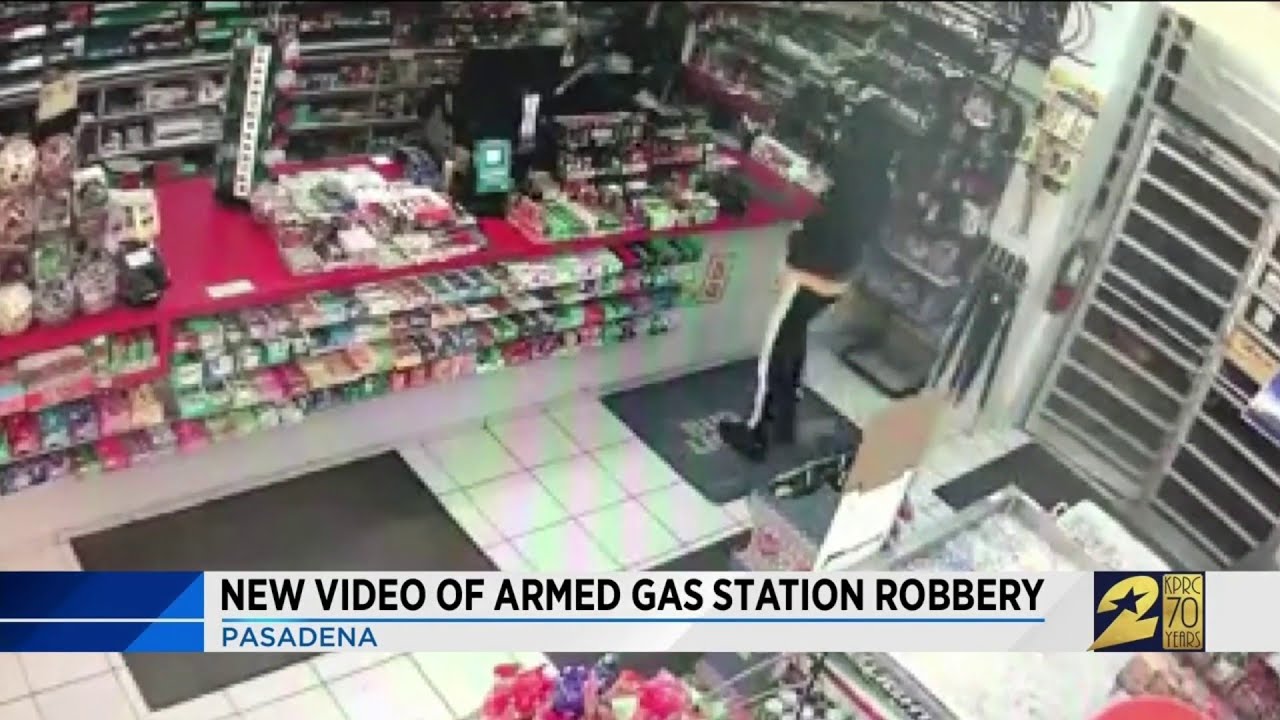 New video of armed gas station robbery