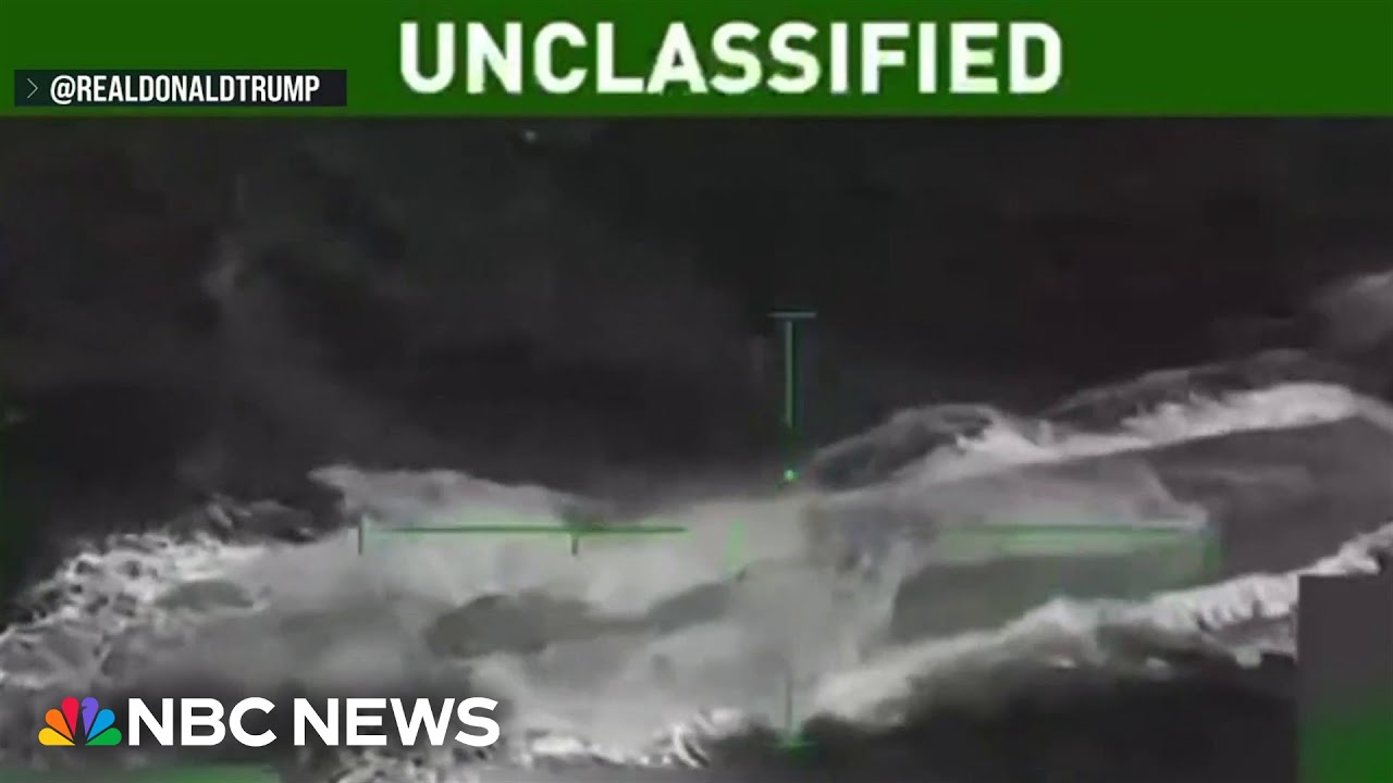 Trump posts new video of U.S. strike on &lsquo;drug-carrying submarine&rsquo;