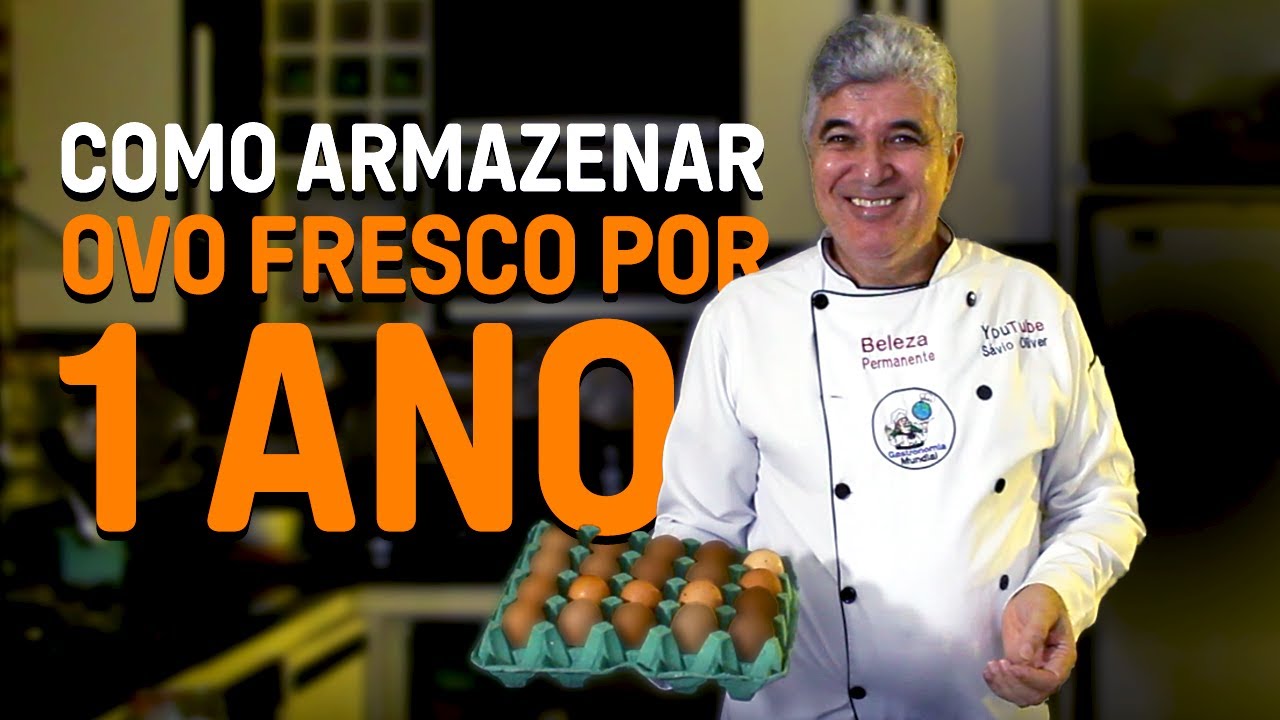 COMO ARMAZENAR OVO FRESCO PARA DURAR MAIS DE UM ANO FORA DA GELADEIRA!