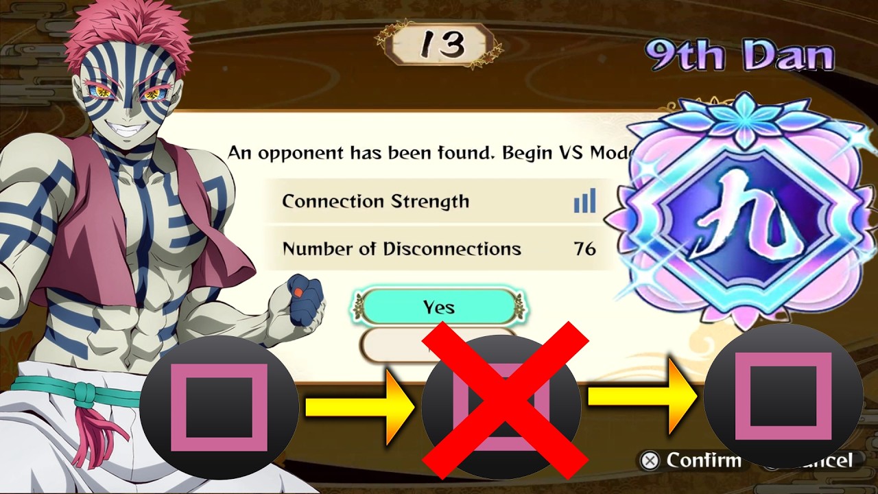 Misinputs, Disconnects & 9th Dan? |RTCR S3 E19| Demon Slayer Hinokami Chronicles 2 | Ranked Matches