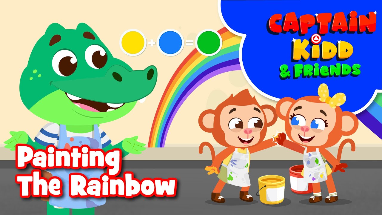 Captain Kidd S2 | Episode 7 |  Painting The Rainbow | Animated Cartoon for Kids