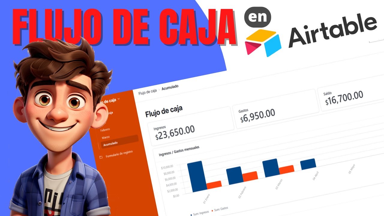 Crea una aplicación para controlar Ingresos y Gastos fácil y gratis con Airtable