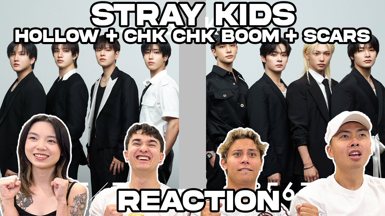 OUR FIRST TIME WATCHING STRAY KIDS THE FIRST TAKE! | Hollow + Chk Chk Boom + Scars