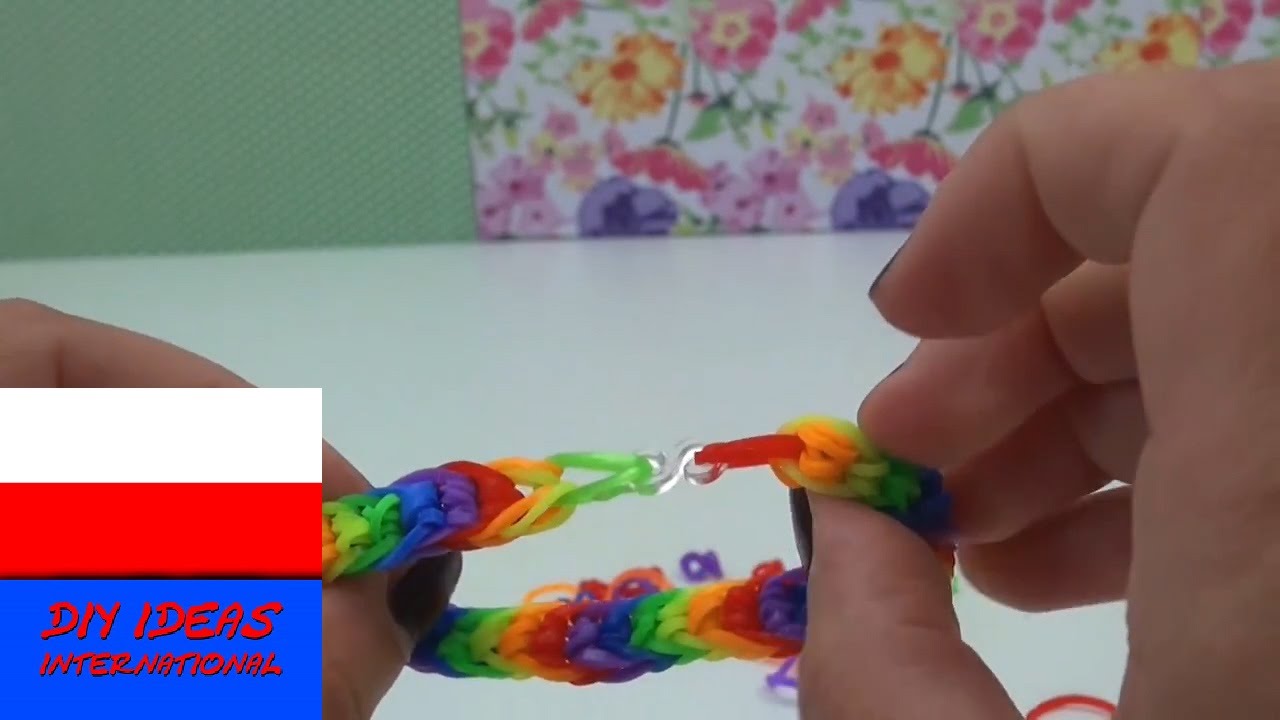 ZRÓB TO SAM: BRANSOLETKA LOOM BANDS Z PEREŁKAMI