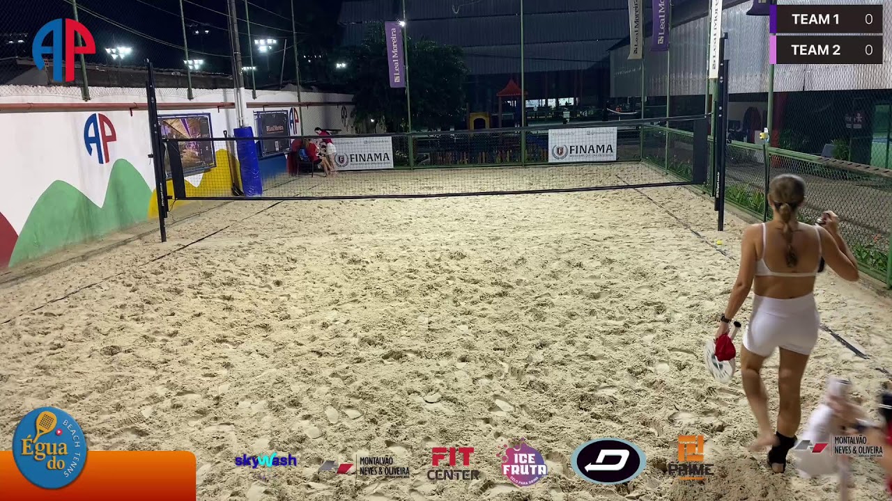 I ETAPA DO RANKING DE BEACH TENNIS 🅰️🅿️ FEM C GRUPO
TEAM 1  VS TEAM 2