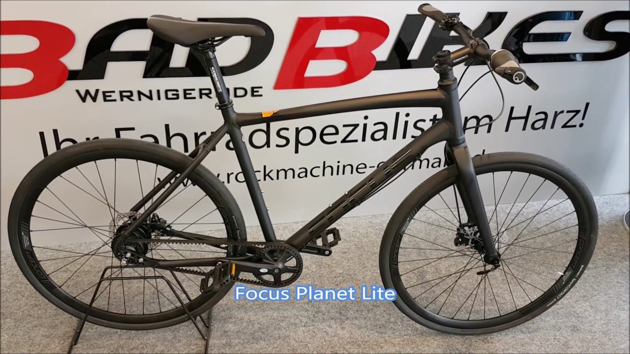 Focus Planet Lite Urban Gates Carbon Drive Belt Shimano 8G Bike 2017 Ergon Magicblack/Black matt