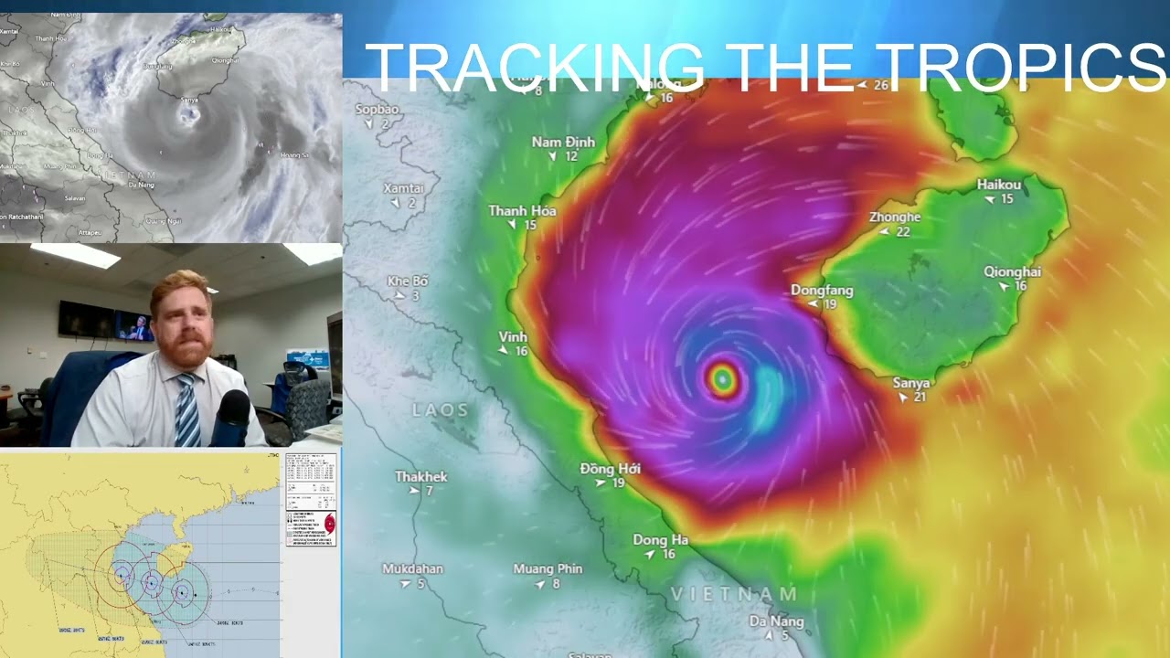 Typhoon Kajiki impacts Hainan and nears Vietnam