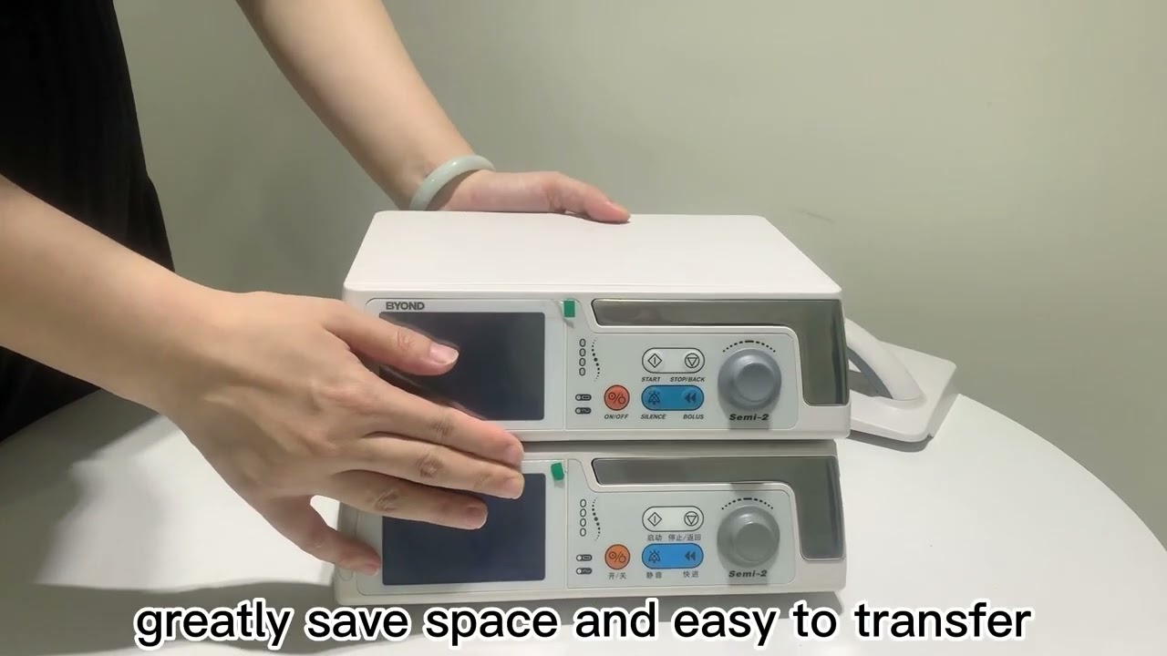 sunfusion infusion syringe pump stack video