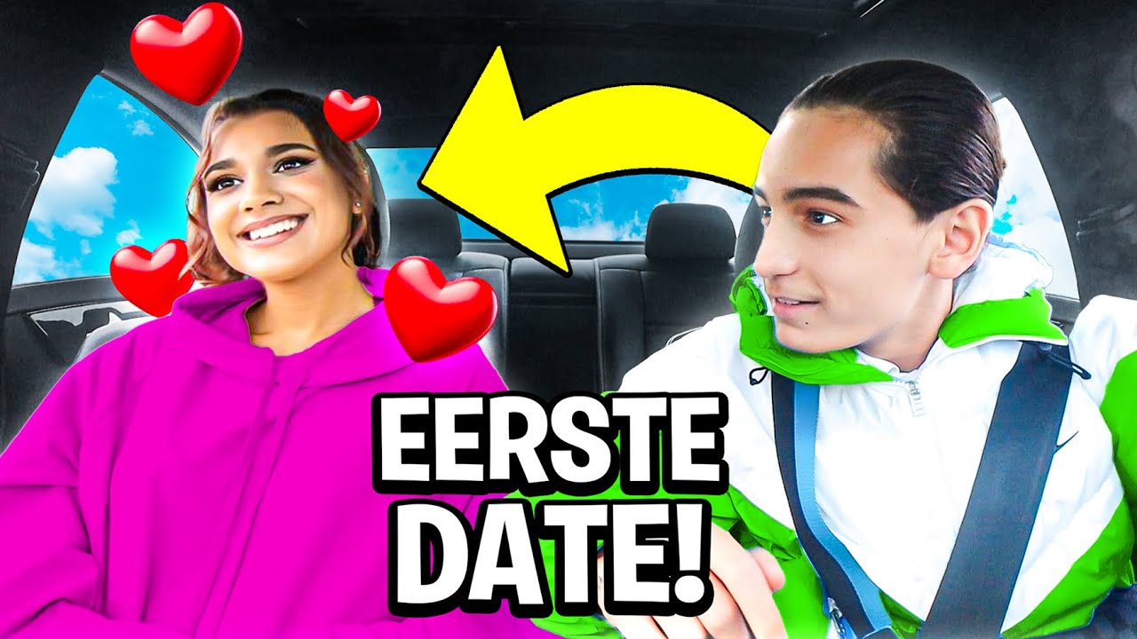 broertje gaat op date met zijn eerste vriendin...❤️!