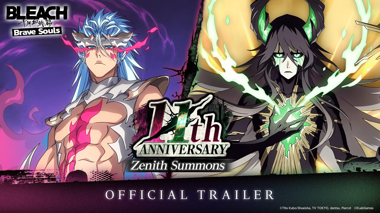 【Bleach: Brave Souls】11th Anniversary Character Reveal Trailer