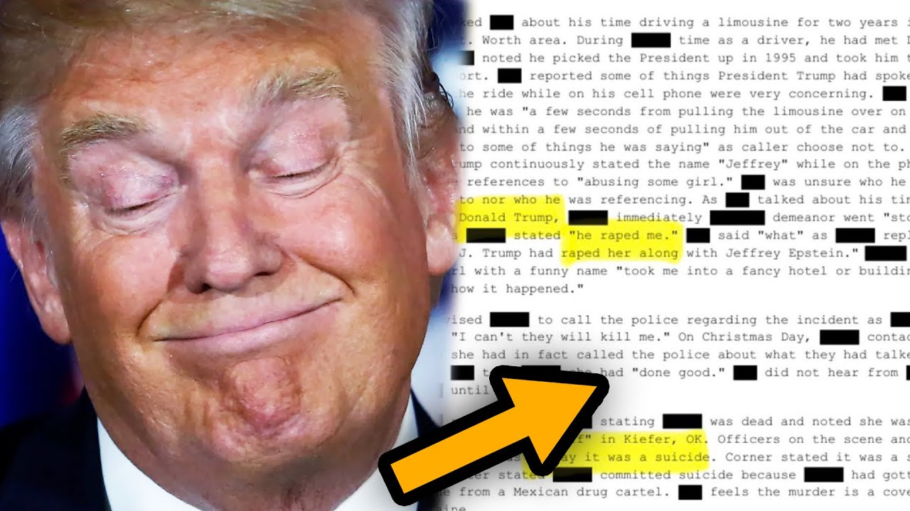 BOMBSHELL DOCUMENT: TRUMP &ldquo;R*PED ME&rdquo;
