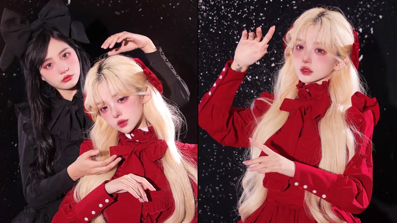 闺蜜合拍系列，和好闺蜜一起拍八音盒双生姐妹，惊艳到你了吗？#Tiktok#小魚海棠