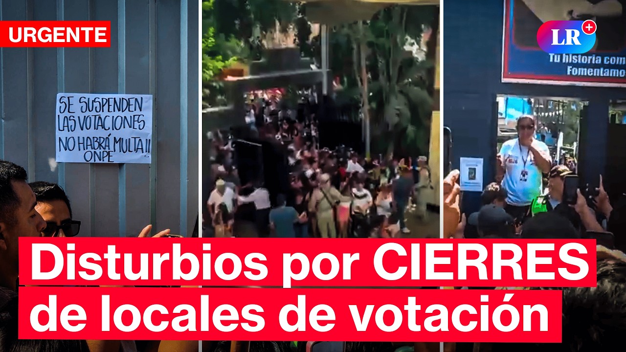 Caos electoral en Per&uacute;: cierran locales de votaci&oacute;n y cientos no podr&aacute;n votar #LR