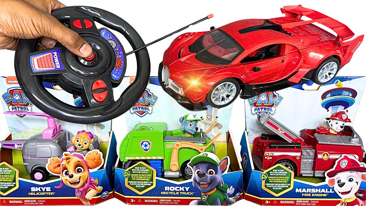 6 Minutes Satisfying with Unboxing Paw Patrol Rescue wheels Adventure! RC Lamborghini Car Toy ASMR