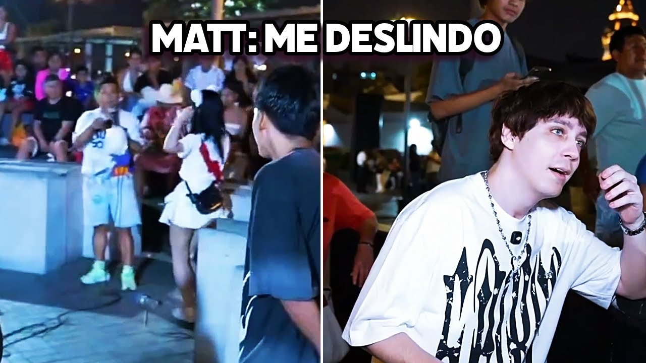 MATTKEELAN SE PALTEA PORQUE NANATTY ENTRÓ AL ESCENARIO