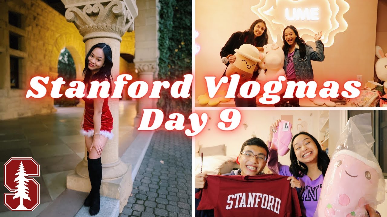 STANFORD Night Out + Gift Exchange: Vlogmas Day 9