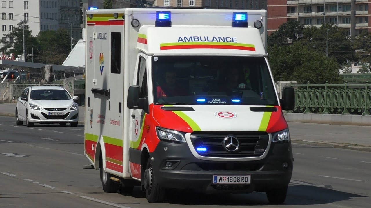 (Bayern RTW in Wien! Pressluft) RTW Samariterbund Döbling