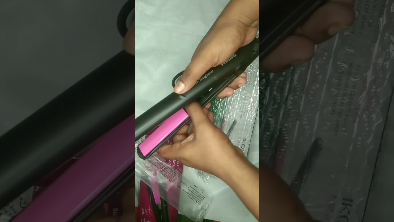philips mini straightener and ikonic mini crimper unboxing from nykaa😊☺