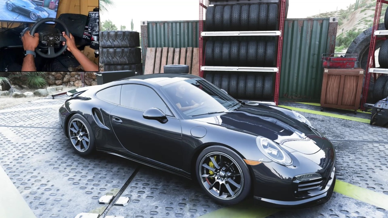 Porsche 911 Turbo S - Forza Horizon 5 | Thrustmaster T300RS Gameplay