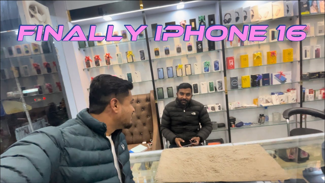 FINALLY!! IPHONE 16 LE LIYA🤔